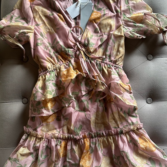 Floral Ruffle Dress - Picture 3 of 3